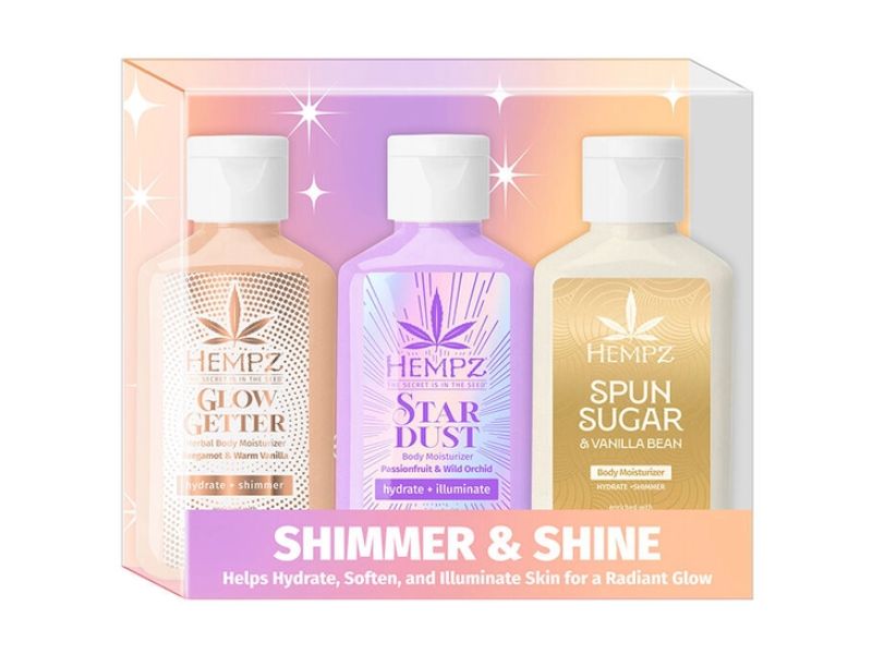 HEMPZ SHIMMER & SHINE 3 PIECE KIT